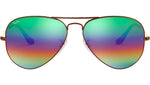 Aviator Mineral Flash Lenses RB3025 9018C3 Bronze Green