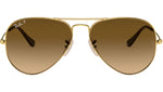 Aviator Gradient RB3025 001/M2 Gold Brown