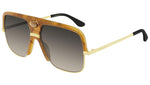 GG0478S gold tortoise and double brown/beige