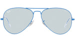 Aviator Solid Evolve RB3025 9222T3 Light Blue Grey