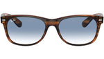 New Wayfarer RB2132 820/3F striped red havana