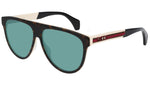 GG0462S white tortoise and turquoise green