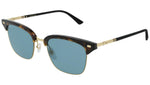 GG0389S gold tortoise and blue teal