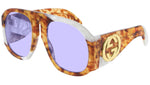 GG0152S white tortoise and violet blue