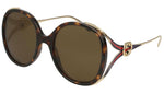 GG0226S dark tortoise and brown