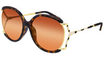 GG0594SA gold tortoise and triple orange/yellow