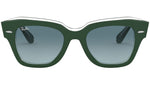 State Street RB2186 12953M Green Transparent