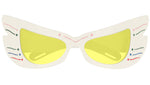 GG0710S shiny ivory and bright yellow