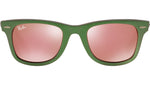 Wayfarer RB2140 6109Z2 metallic green