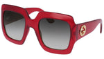 GG0053S glitter red and shaded grey