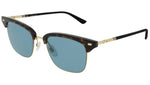 GG0389S gold tortoise and blue teal