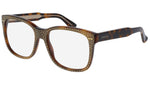 GG0047S gold tortoise and clear