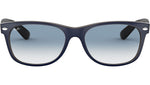 New Wayfarer Color Mix RB2132 matte blue brown