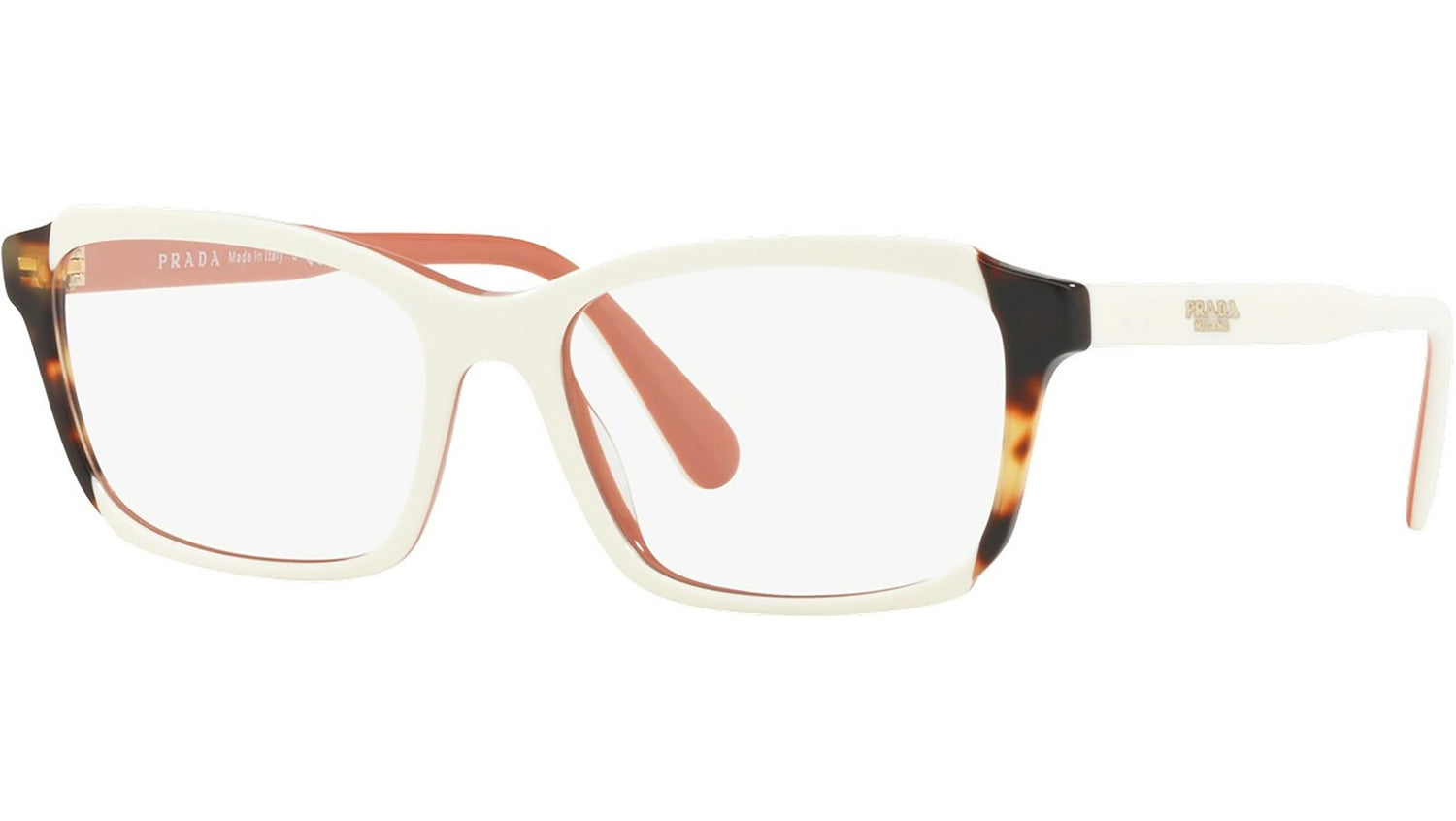 PR 03VV 0R91O1 top ivory and pink and havana