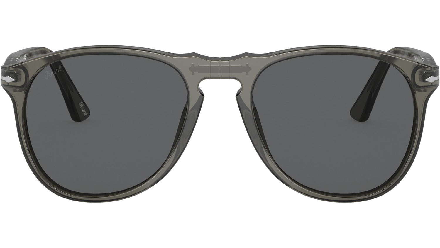 PO9649S taupe grey trasparent grey