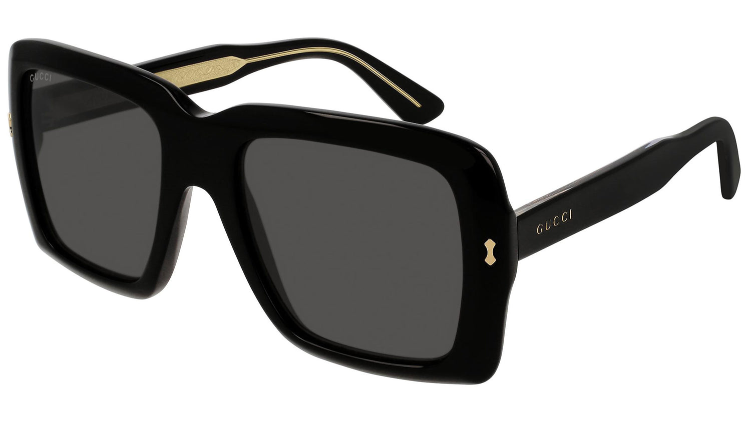 GG0366S shiny black and grey