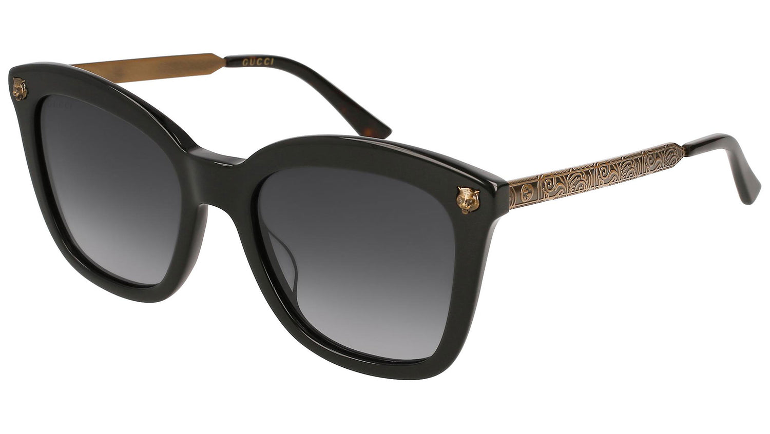 GG0217S shiny black and grey