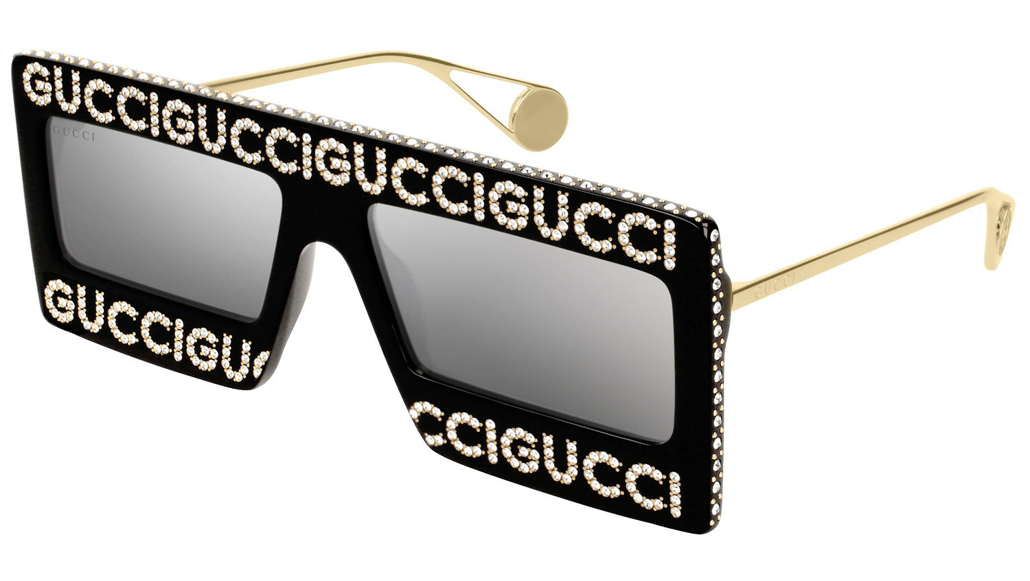 GG0431S shiny black and grey ml extra white  inner violet