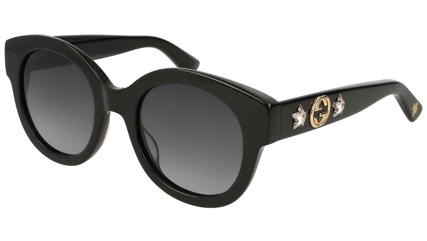 GG0207S shiny black and grey