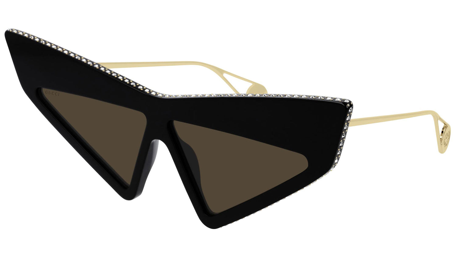 GG0430S shiny black and brown  inner violet