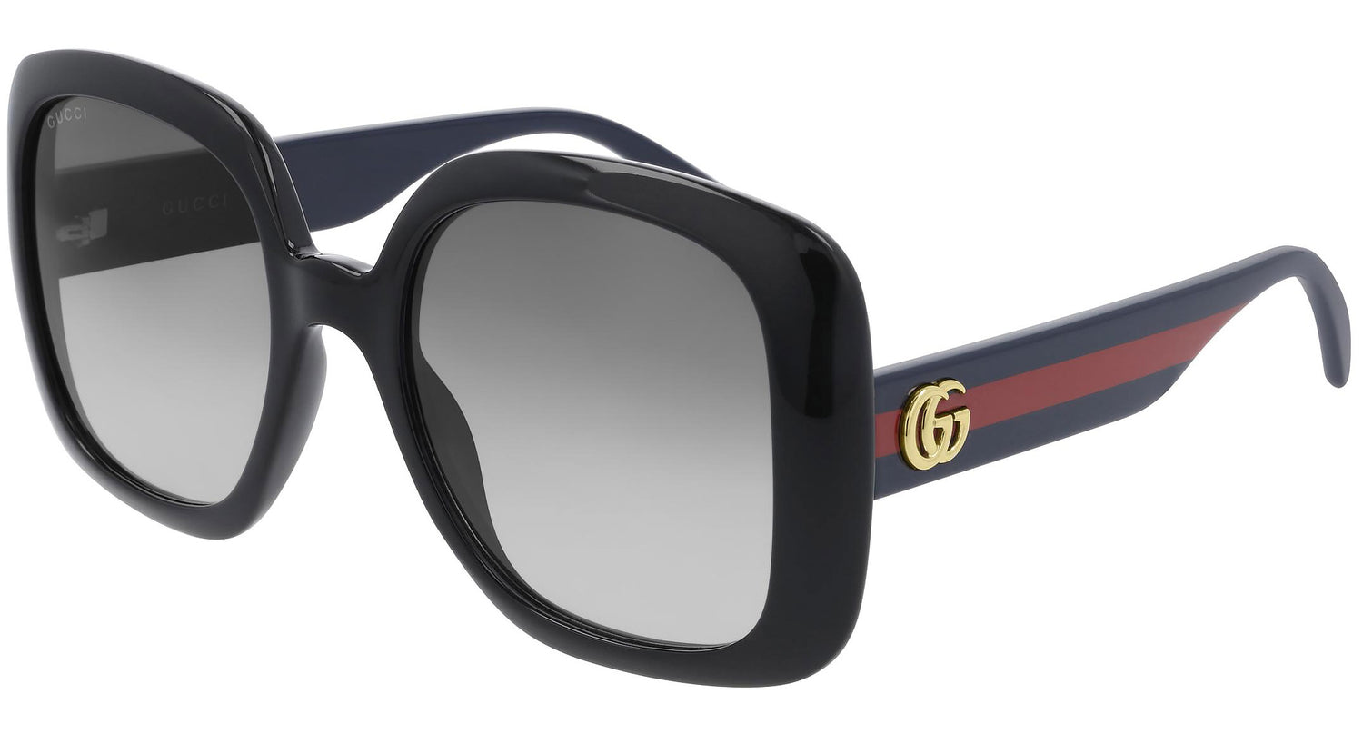 GG0713S 001 Black Grey