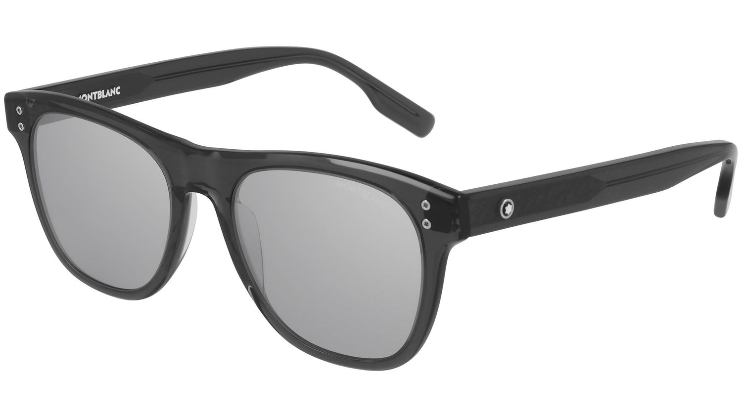 MB0124S 003 shiny transparent dark grey