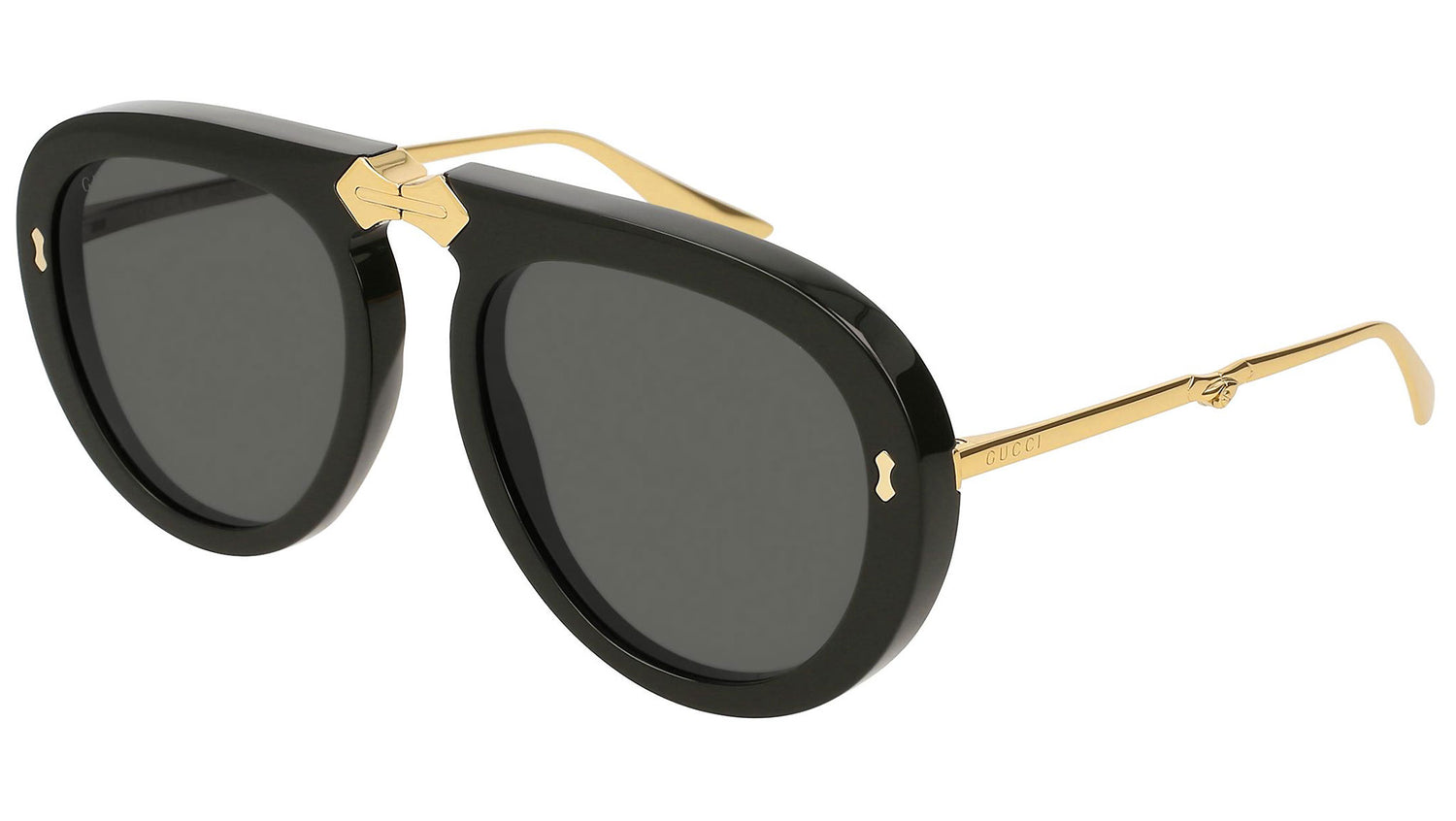 GG0306S shiny black and grey