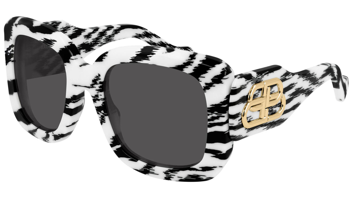 BB0069S 006 shiny white and black zebra