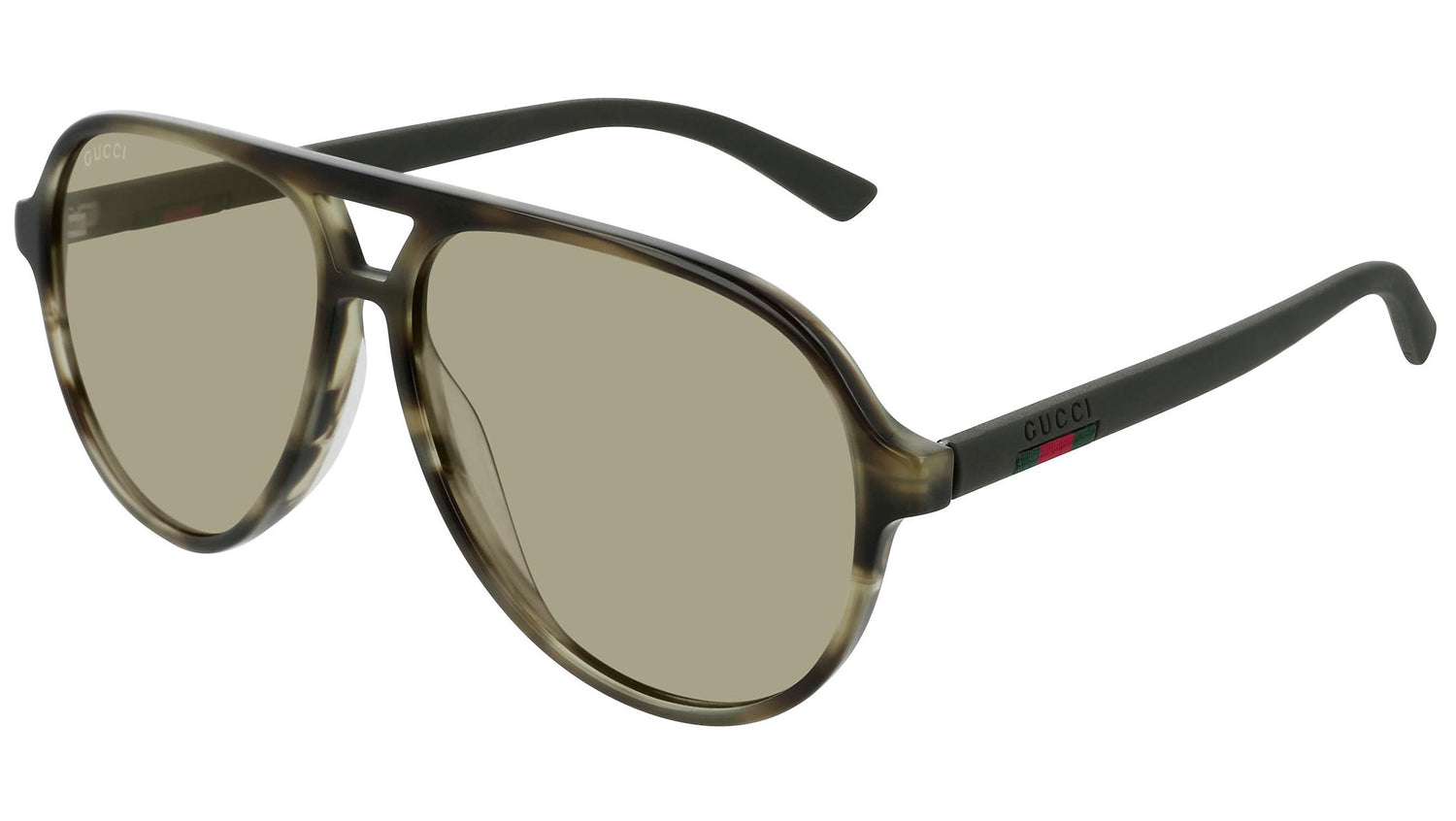 GG0423S green tortoise and olive green