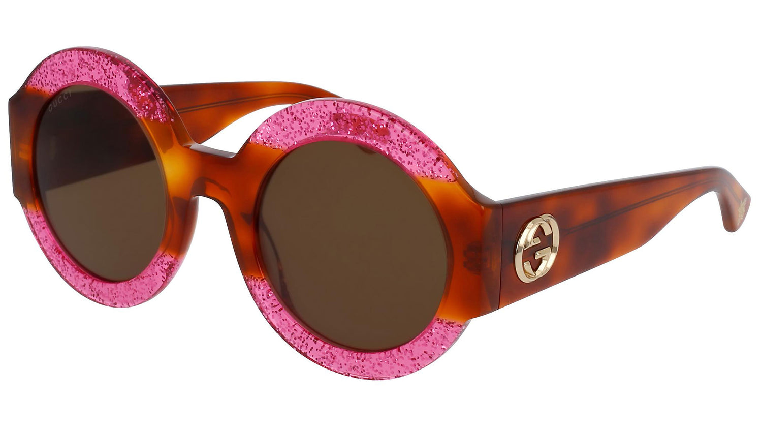 GG0084S tortoise fuchsia and brown