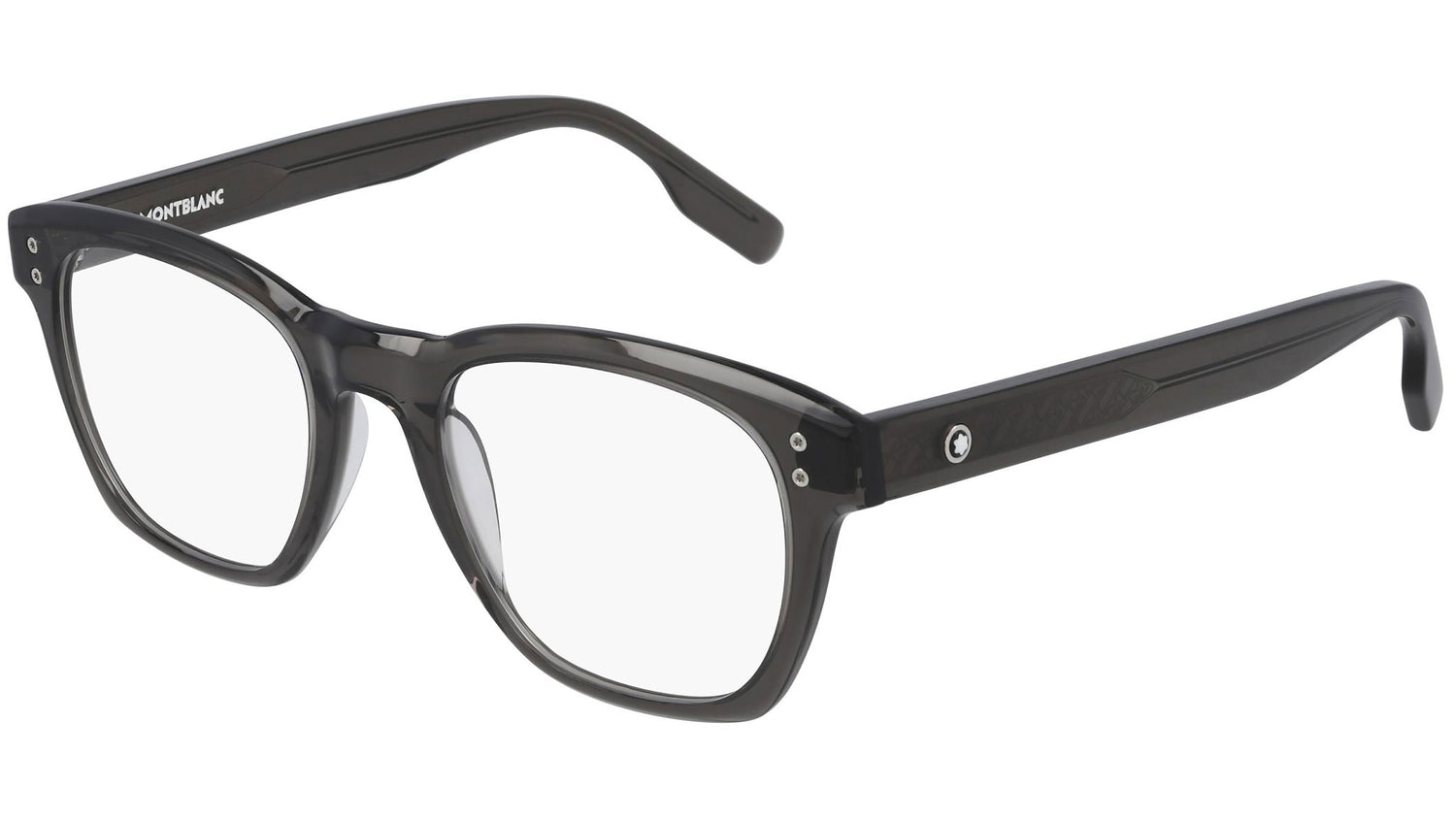 MB0122O 003 shiny transparent dark grey