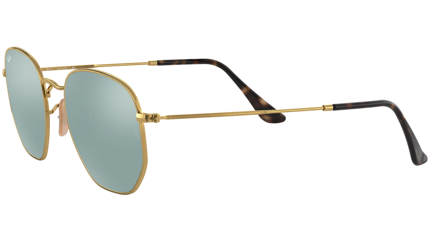Hexagonal Flat Lenses RB3548N gold grey