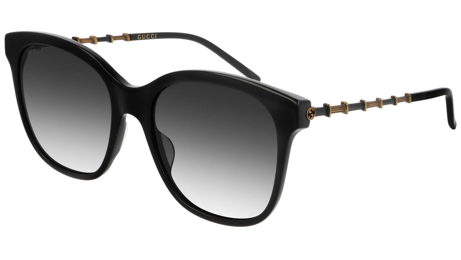 GG0654S shiny black and grey