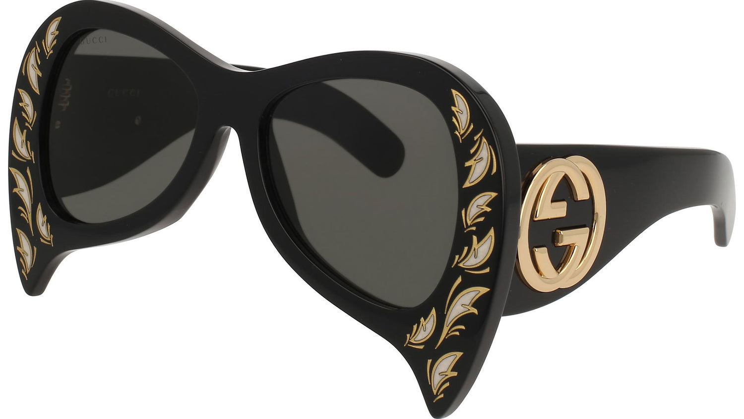 GG0143S shiny black and grey