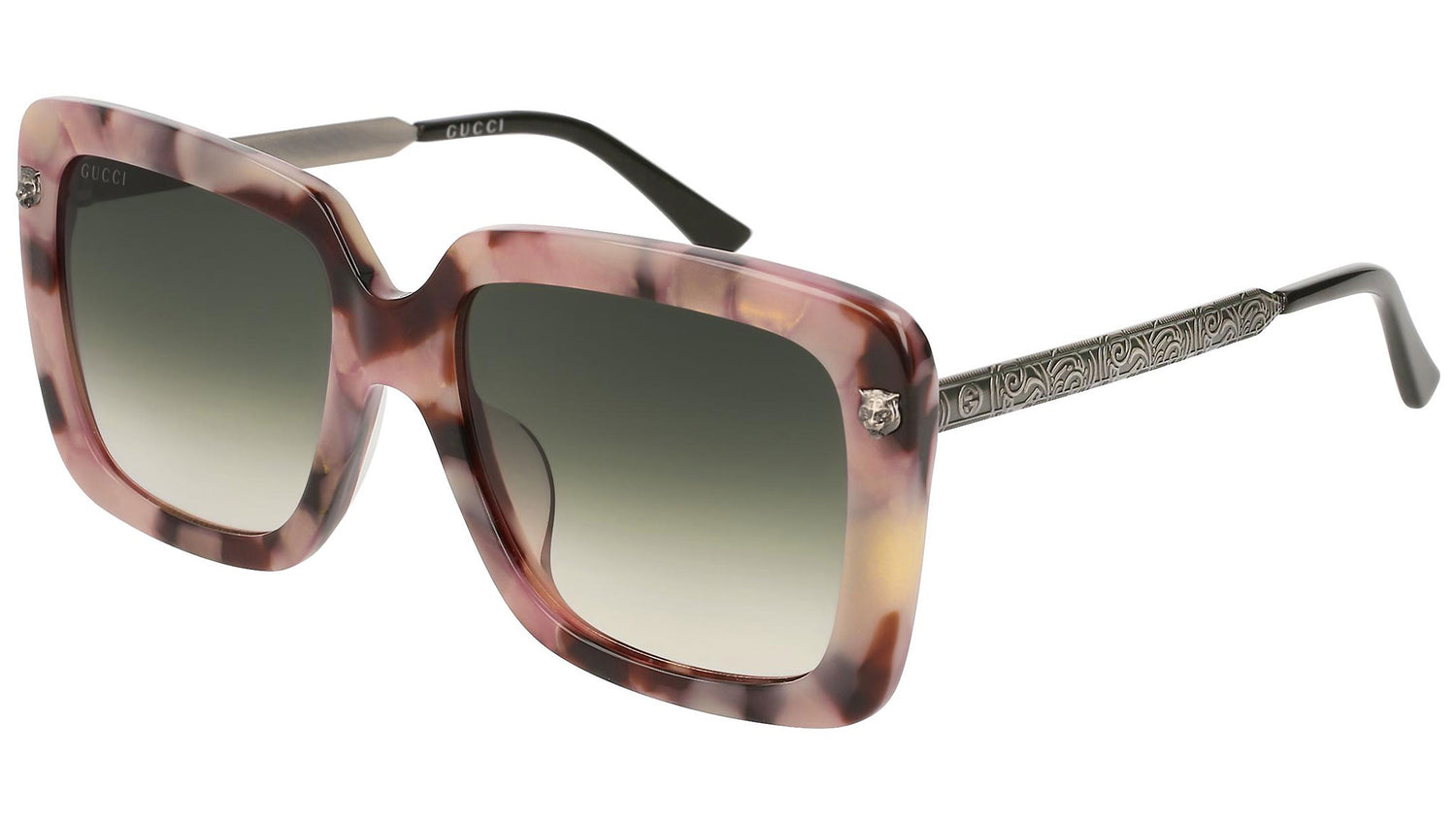 GG0216SA pink tortoise and green