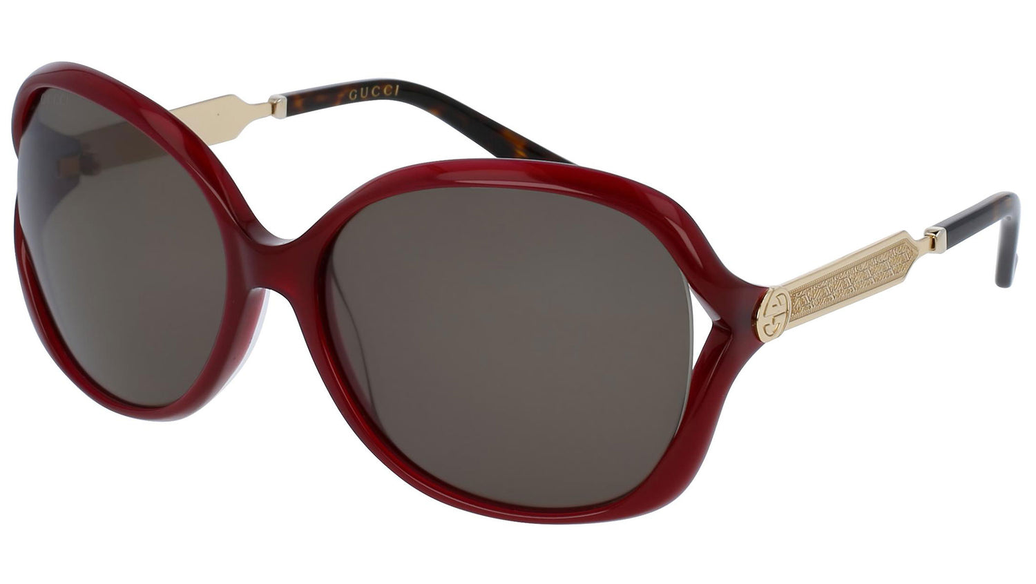 GG0076S shiny burgundy and green