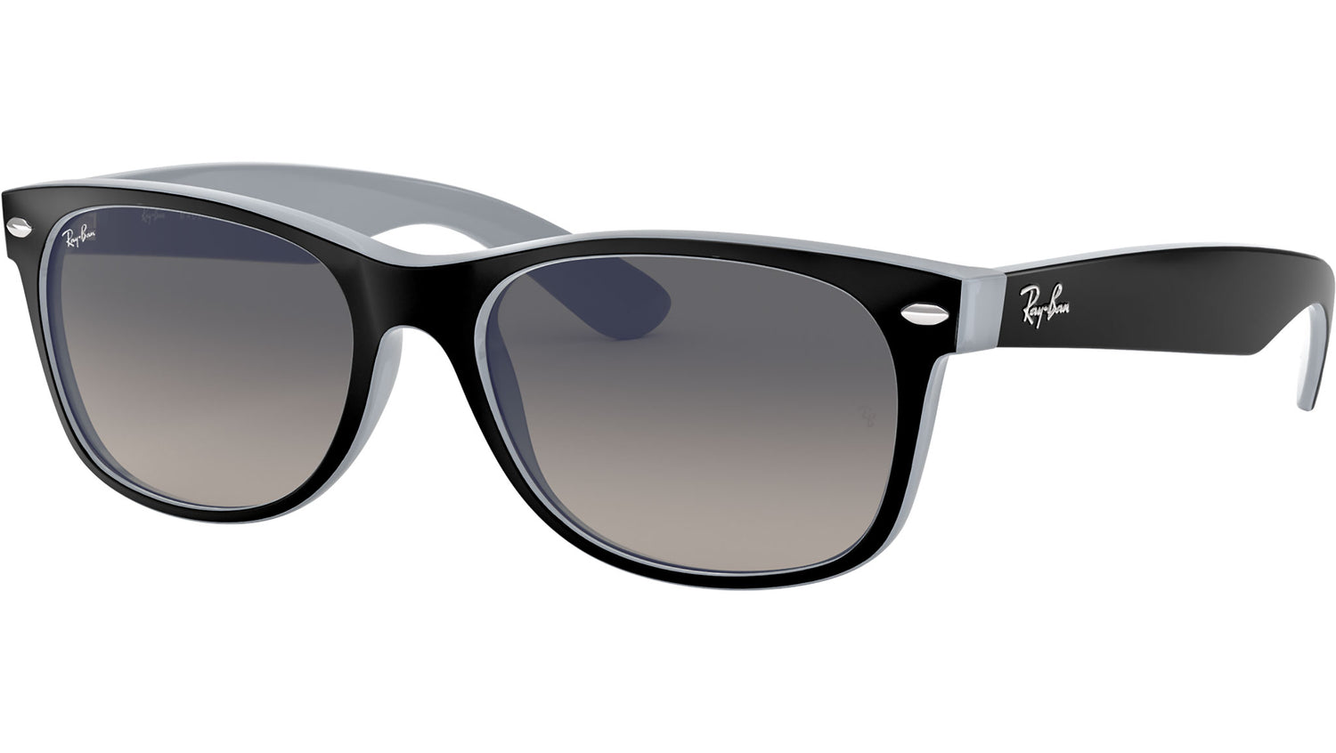 New Wayfarer Color Mix RB2132 matte black on ice
