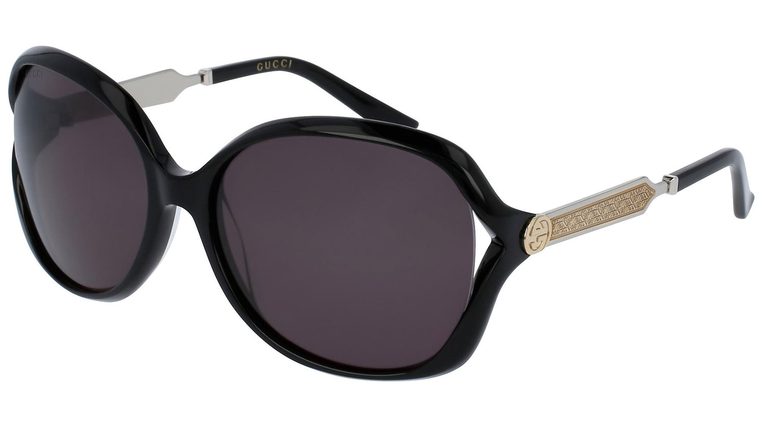 GG0076S shiny black and grey