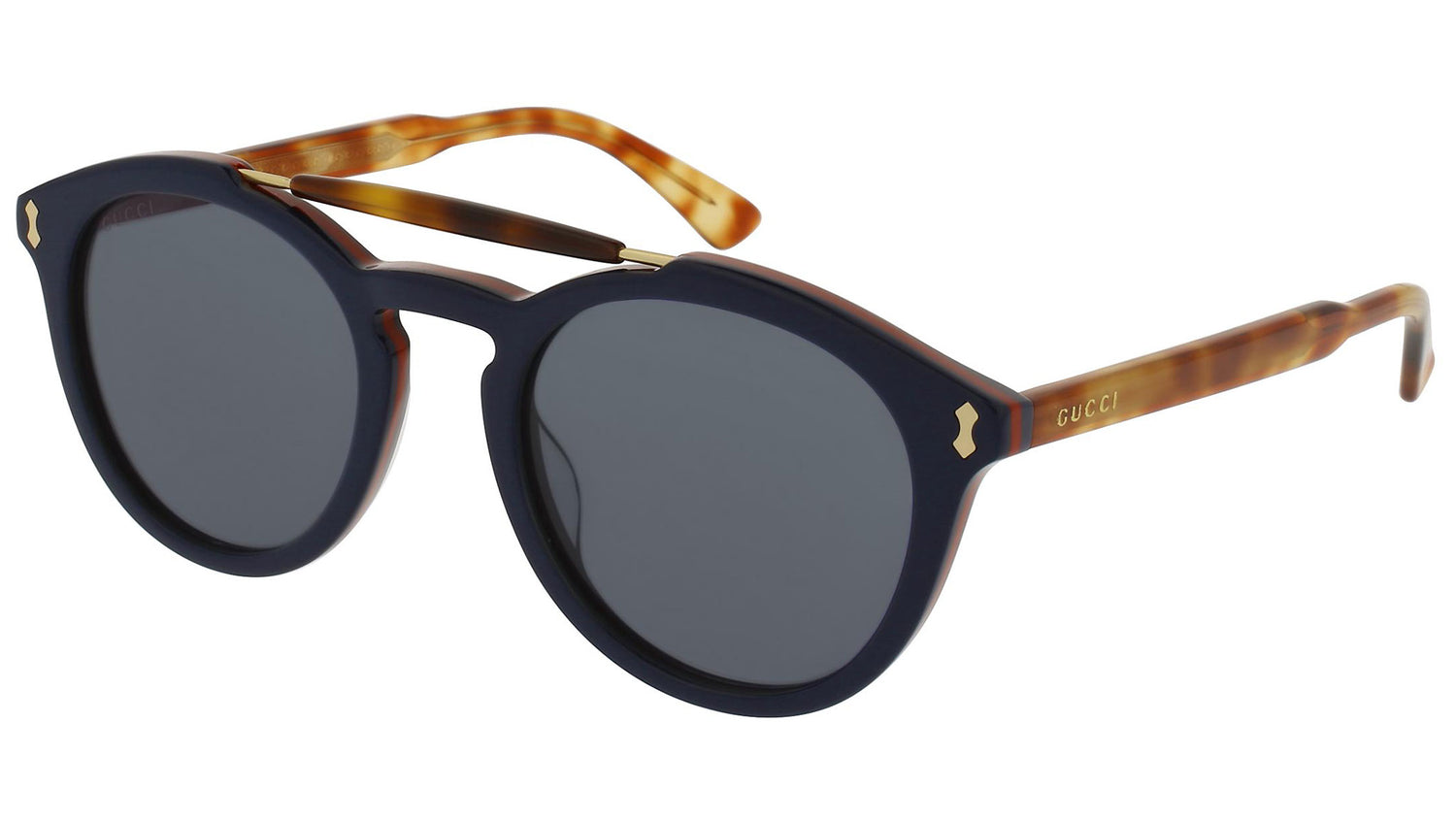 GG0124S tortoise blue and blue