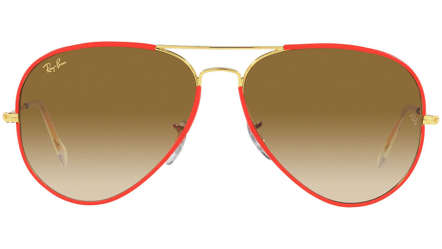Aviator Full Color Legend RB3025JM 919651 Red Light Brown
