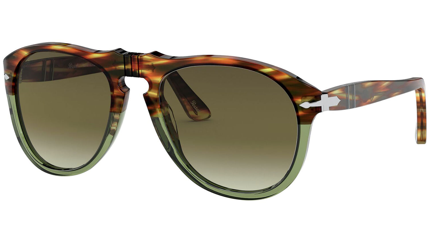PO0649 brown tortoise and opal green brown