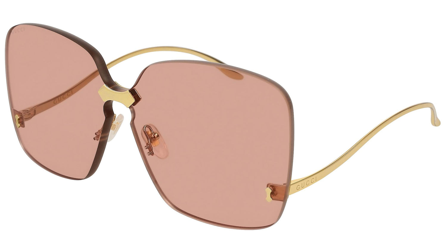 GG0352S shiny gold and flesh pink