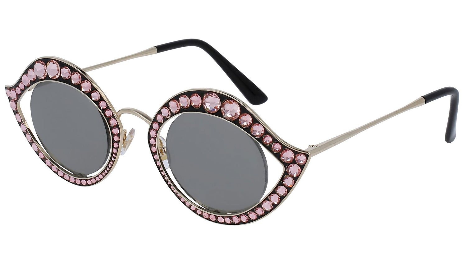 GG0046S black gold and flash silver