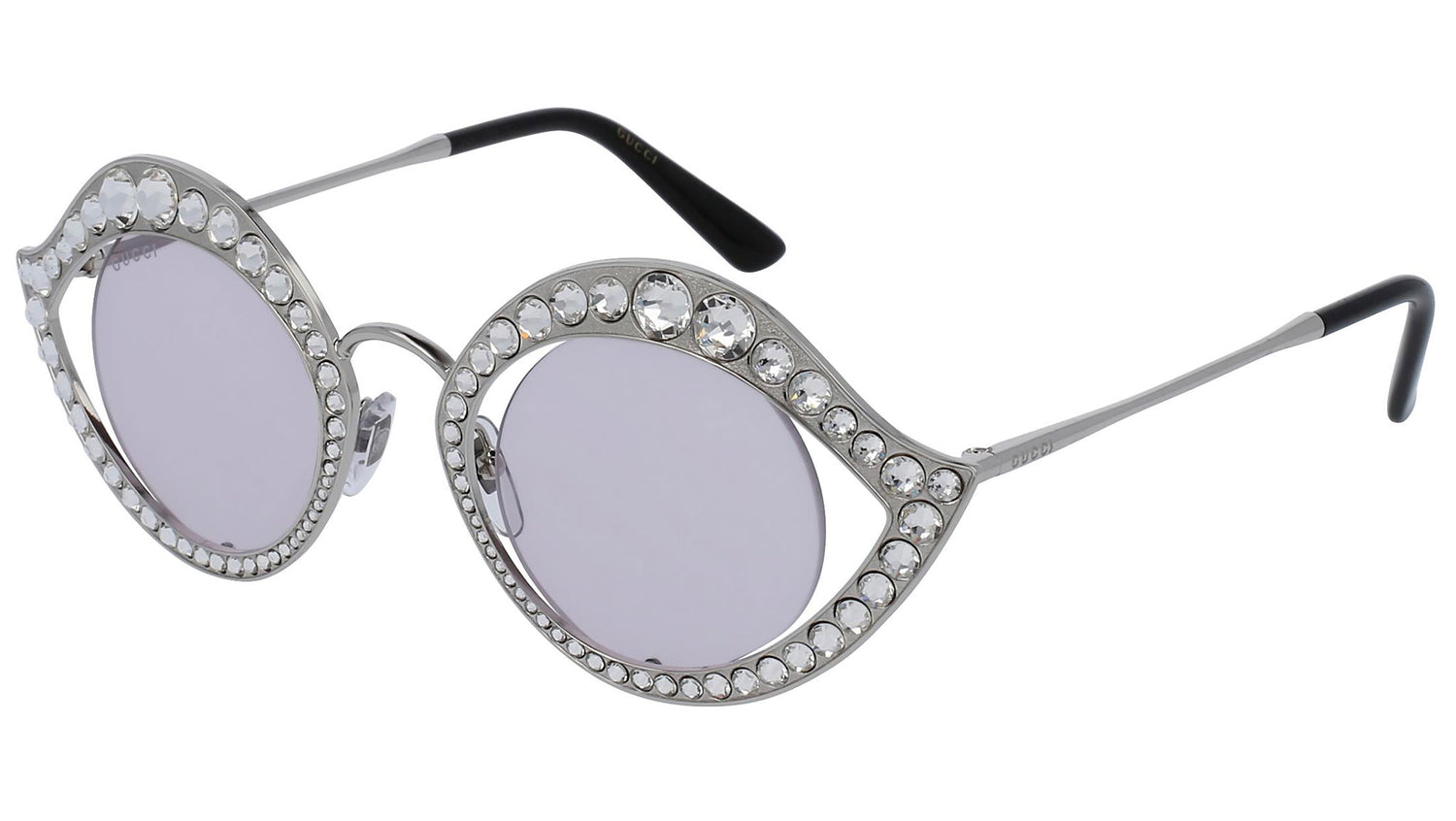 GG0046S crystal silver and light pink
