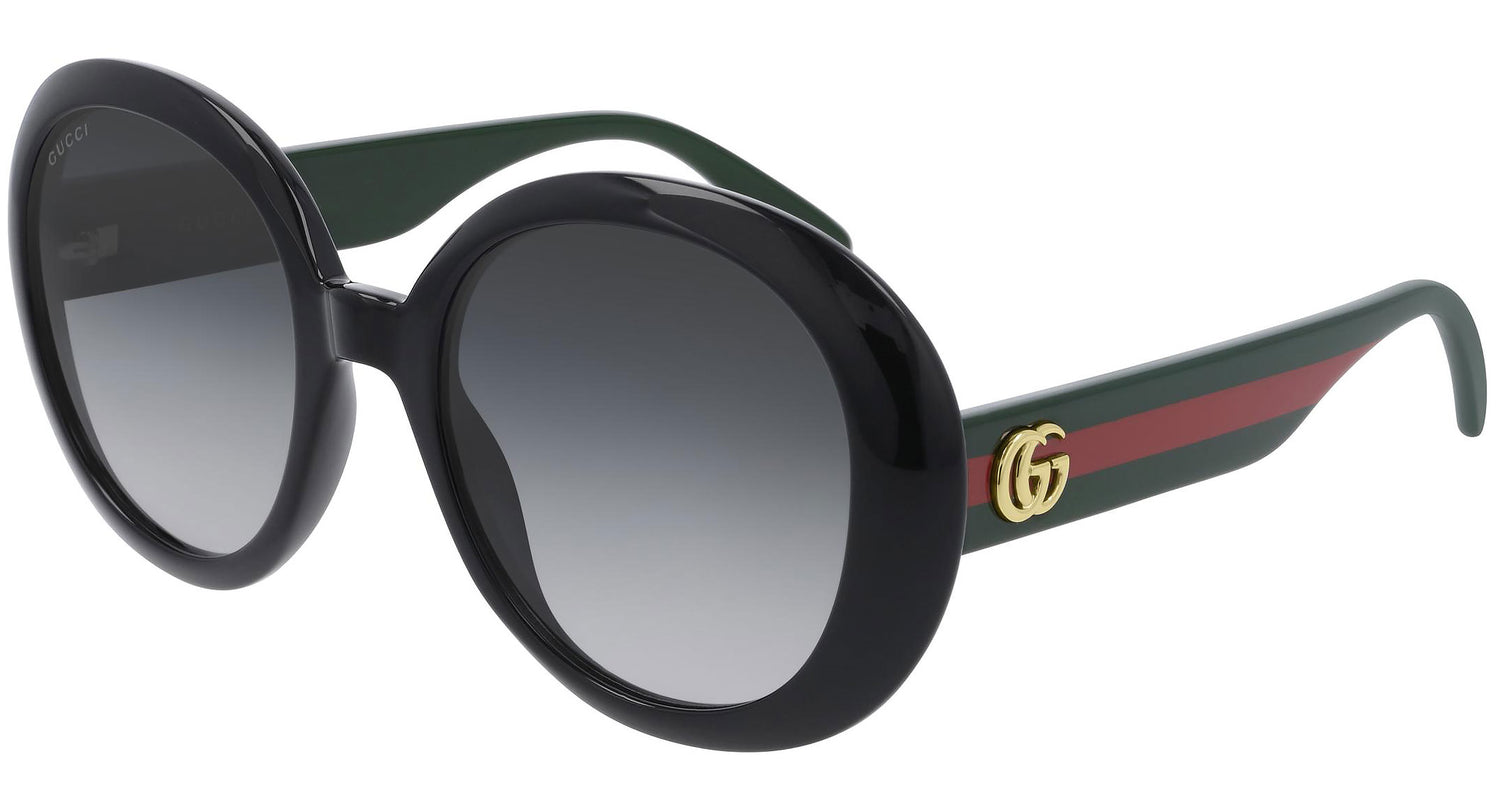 GG0712S 001 Black Grey