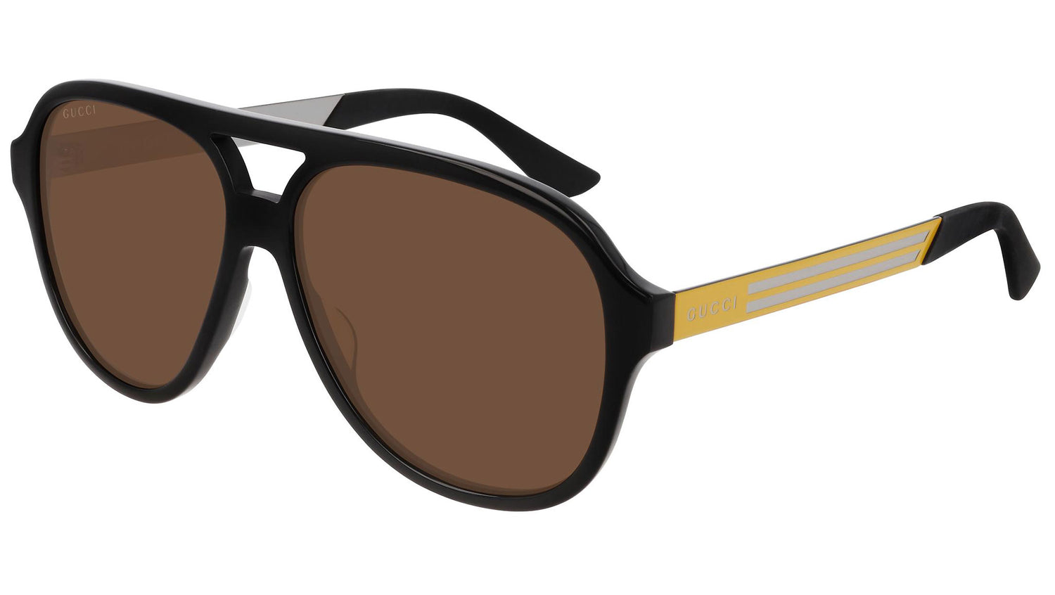 GG0688S shiny black and brown