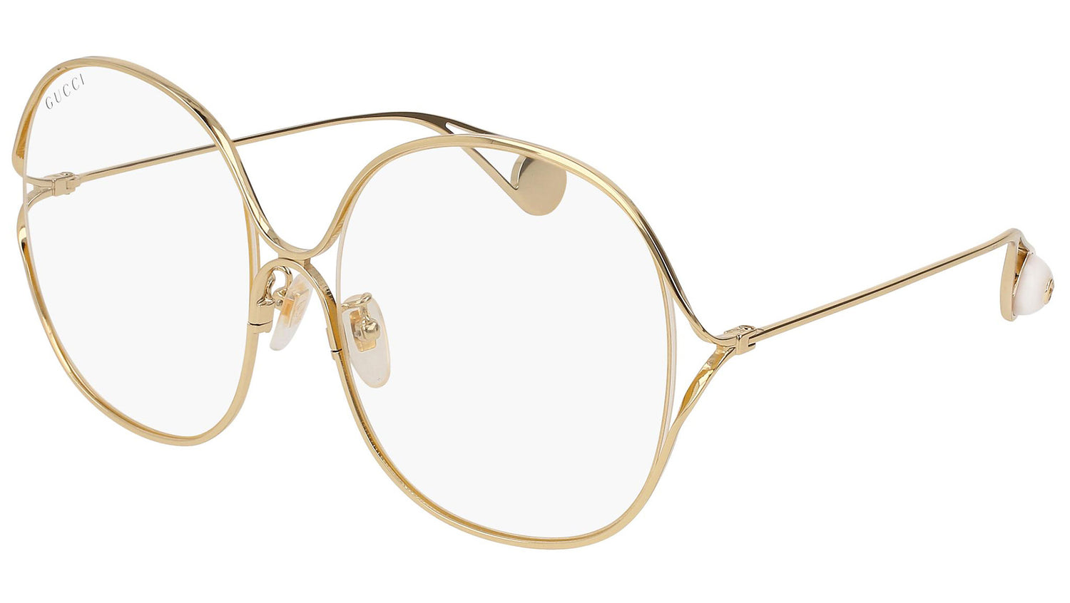 GG0362S shiny gold and clear