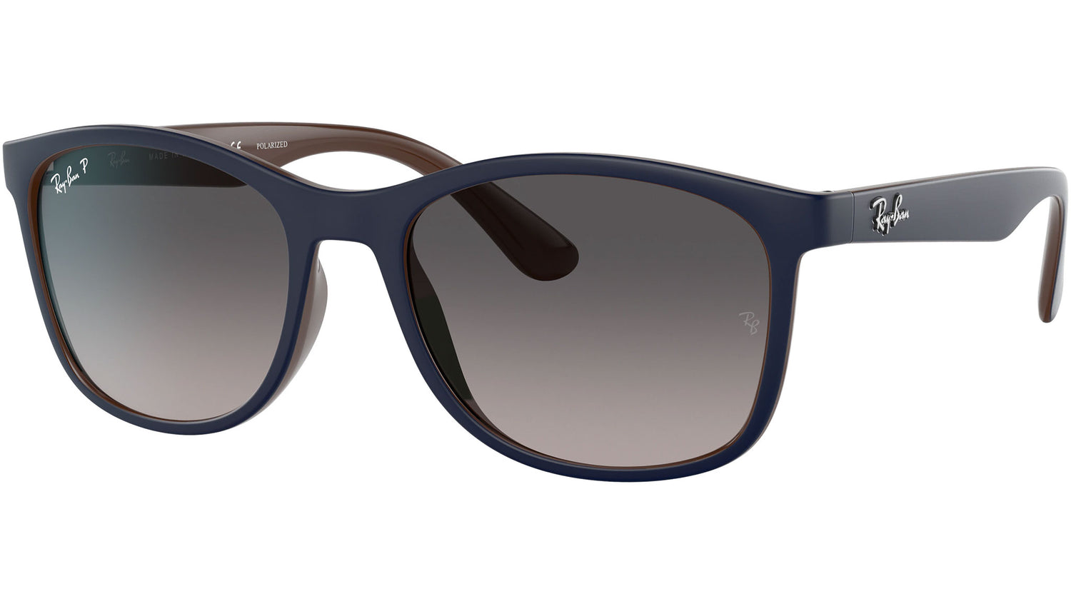 RB4374 6601M3 matte blue on brown