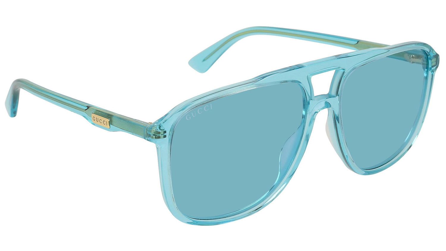 GG0262S transparent light-blue and azure