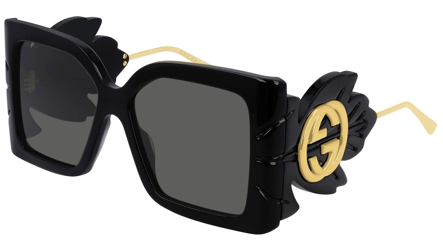 GG0535S shiny black and grey